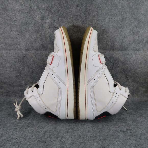 Nike Air Jordan 1 Sneakers Mens 9.5 Flight Strap 23 High Top Retro Trainer White - Picture 10 of 14